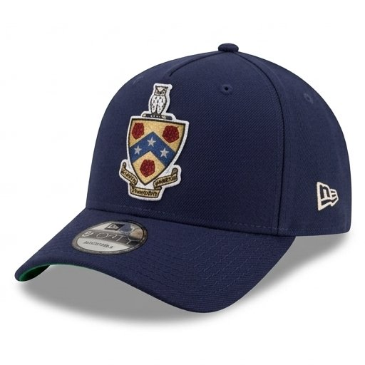 Solid navy cap